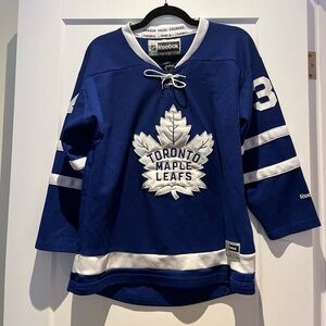 Licensed Reebok Toronto Maple Leafs Austen Matthews #34  Home Jersey Youth L/XL